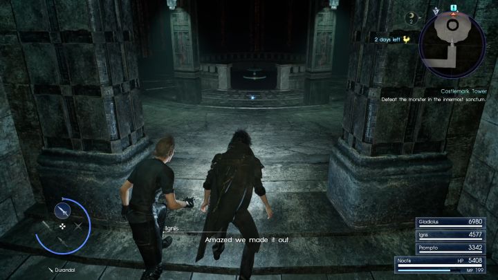 The fourth tunnel will lead you to this area. - Costlemark Tower | Optional dungeons - Optional dungeons - Final Fantasy XV Game Guide