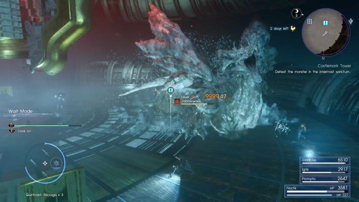 Ice spells are capable of dealing huge damage to the boss. - Costlemark Tower | Optional dungeons - Optional dungeons - Final Fantasy XV Game Guide