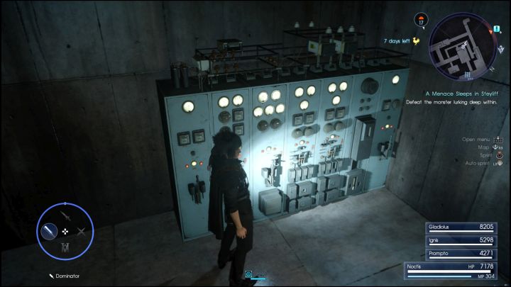 The second switch. - Crestholm Channels | Optional dungeons - Optional dungeons - Final Fantasy XV Game Guide