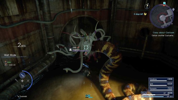 Nagarani is the mini-boss of this dungeon. - Crestholm Channels | Optional dungeons - Optional dungeons - Final Fantasy XV Game Guide