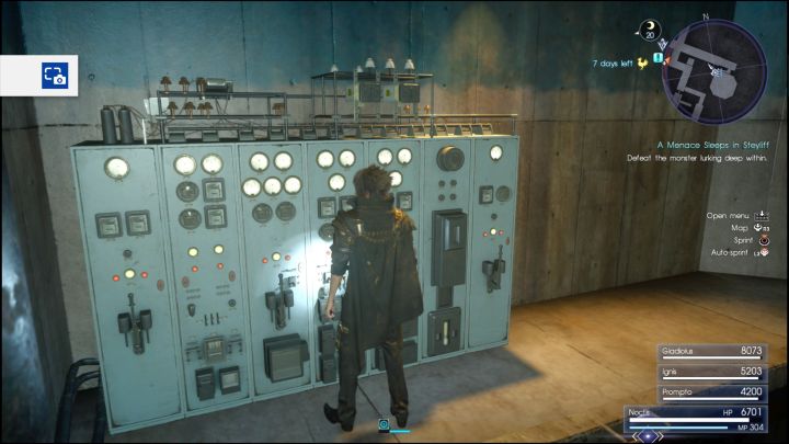 The third switch. - Crestholm Channels | Optional dungeons - Optional dungeons - Final Fantasy XV Game Guide