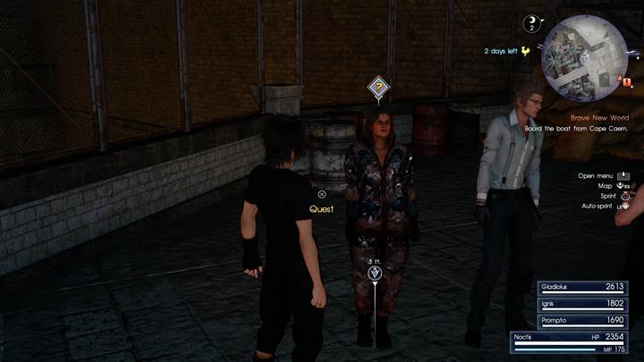 You will meet Holly during chapter 8 - Hollys quests | Side quests - Side quests - Final Fantasy XV Game Guide