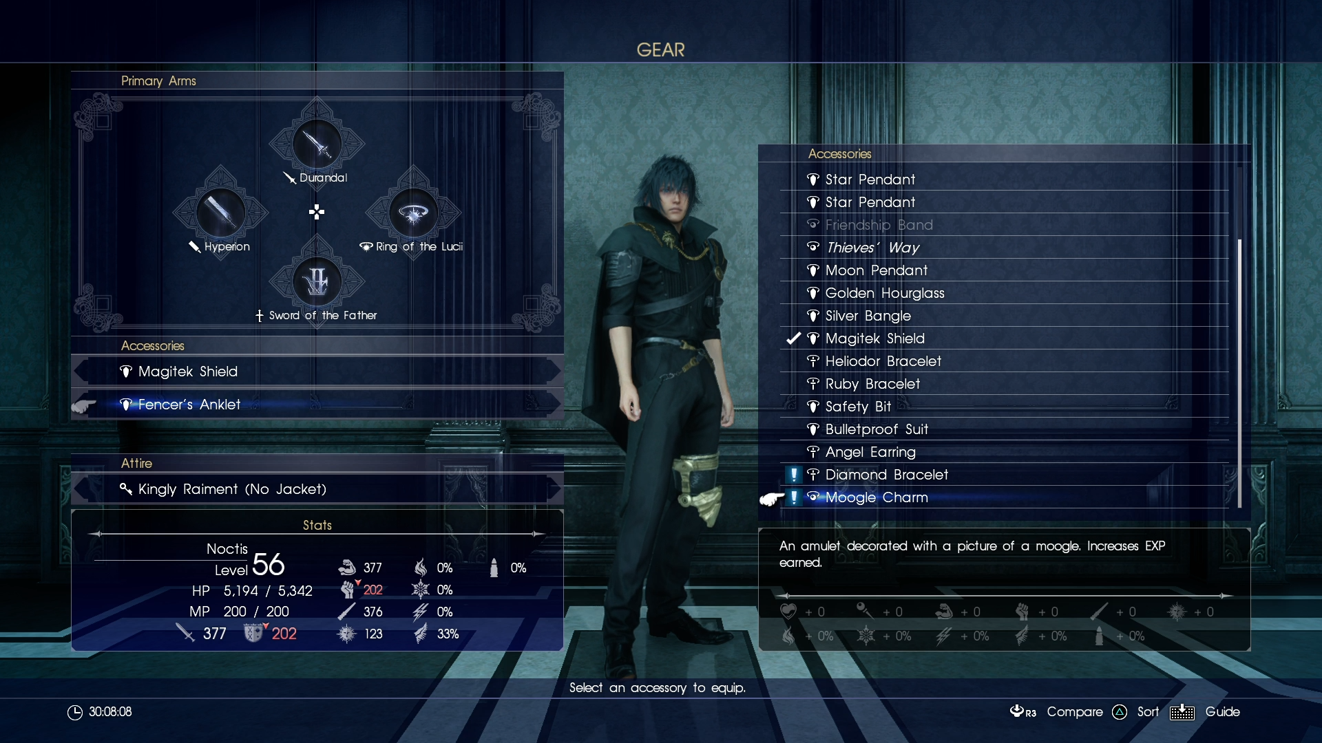 Moogle Charm offers a significant EXP boost to a character wearing it. - Daurell Caverns | Optional dungeons - Optional dungeons - Final Fantasy XV Game Guide