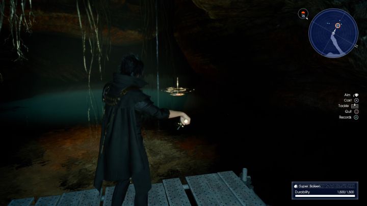 Time to relax and do some fishing... - Daurell Caverns | Optional dungeons - Optional dungeons - Final Fantasy XV Game Guide