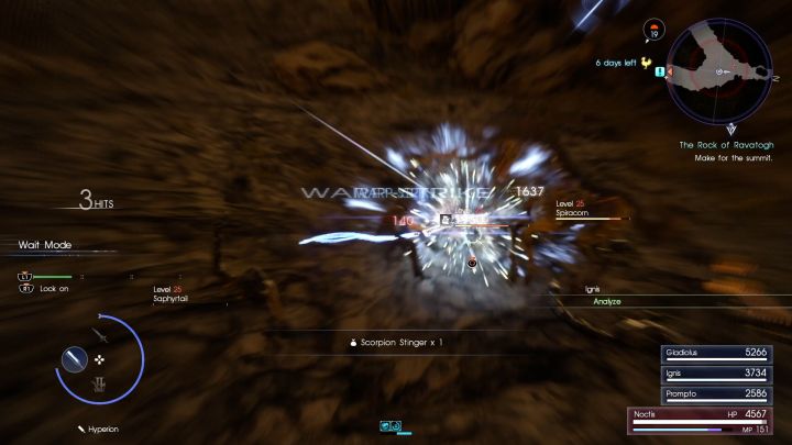 Greatswords are extremely effective against those enemies. - Rock of Ravatogh | Optional dungeons - Optional dungeons - Final Fantasy XV Game Guide