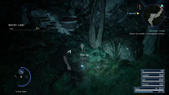 A place where you will find a powerful Greatsword - Thunderbolt. - Malmalam Thicket | Optional dungeons - Optional dungeons - Final Fantasy XV Game Guide