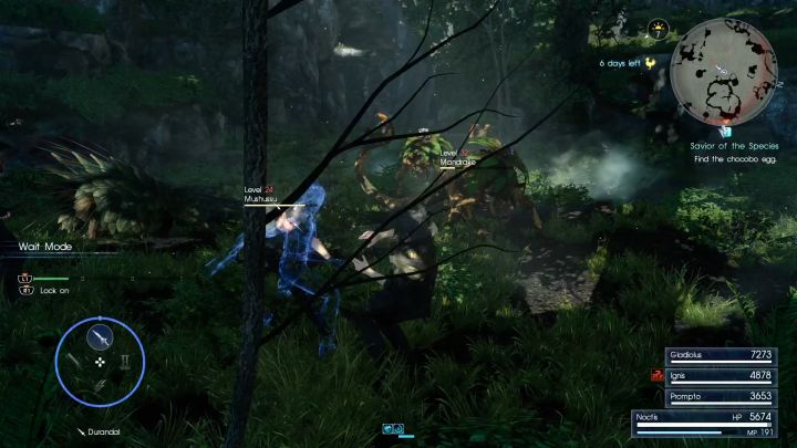 Mandrakes can inflict irritating Mollified and Confused effects. - Myrlwood Forest | Optional dungeons - Optional dungeons - Final Fantasy XV Game Guide