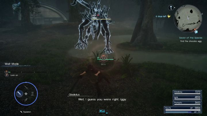 The boss of the dungeon, Treant, isnt that dangerous as well. - Myrlwood Forest | Optional dungeons - Optional dungeons - Final Fantasy XV Game Guide