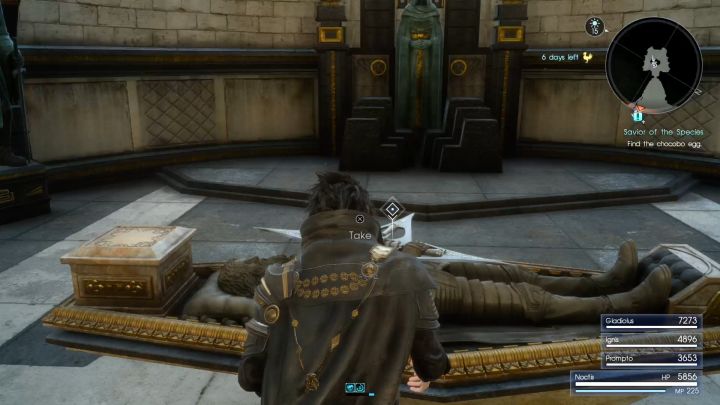 The location of the Star of the Rogue, one of the best weapons in the game. - Myrlwood Forest | Optional dungeons - Optional dungeons - Final Fantasy XV Game Guide