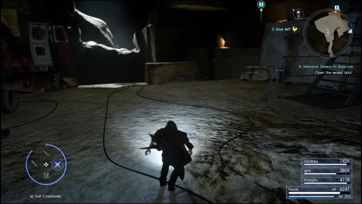 You will be fighting the boss in this room. - Balouve Mines | Optional dungeons - Optional dungeons - Final Fantasy XV Game Guide