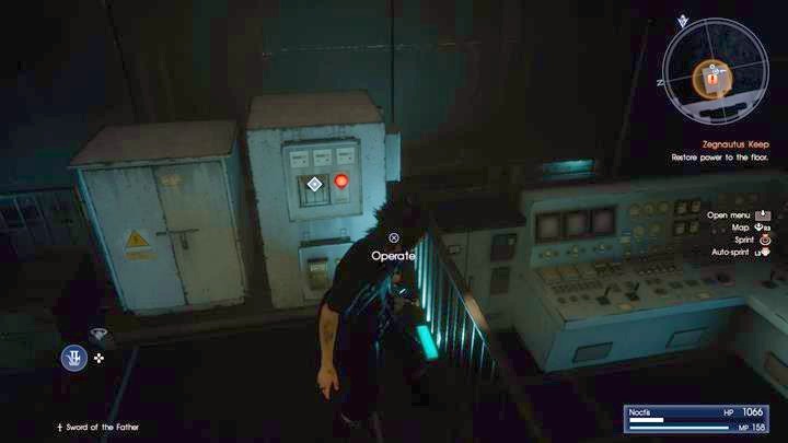 Restore the power to the facility - Chapter 13 - Redemption | Main storyline - Main storyline - Final Fantasy XV Game Guide