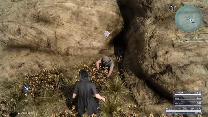 Rescue missions are short and easy side quests in which you have to deliver a potion/antidote to people in need - Rescue missions | Side quests - Side quests - Final Fantasy XV Game Guide
