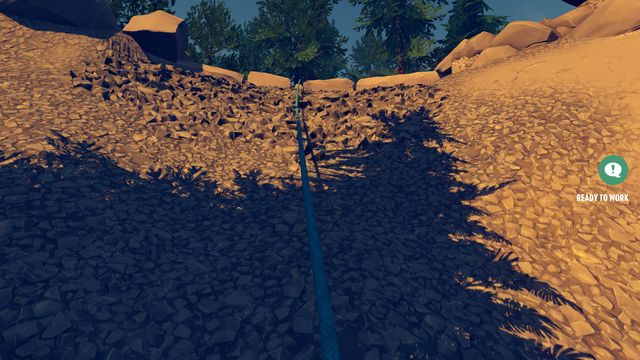 In some spots, there are sloes that are impossible for Henry to cross - Movement and available skills - The basics - Firewatch - Game Guide and Walkthrough