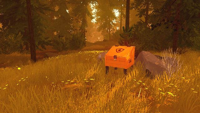 Cache that you find supplies in. - Day 1 - Walkthrough - Firewatch - Game Guide and Walkthrough