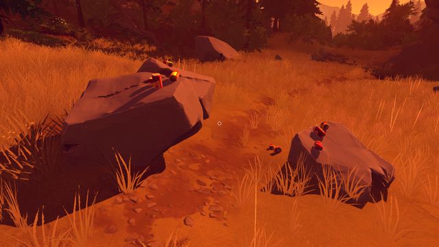 On the glade, you find several beer cans... - Day 1 - Walkthrough - Firewatch - Game Guide and Walkthrough