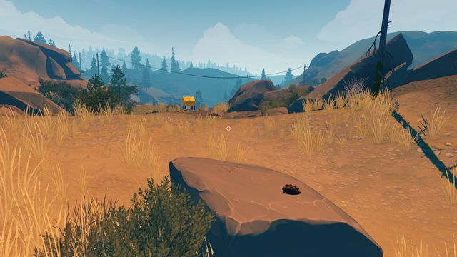 You can adopt the turtle that you find - after that, he appears in your tower. - Day 2 - Walkthrough - Firewatch - Game Guide and Walkthrough