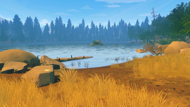Pick up the note by the lake. - Day 76 - Walkthrough - Firewatch - Game Guide and Walkthrough
