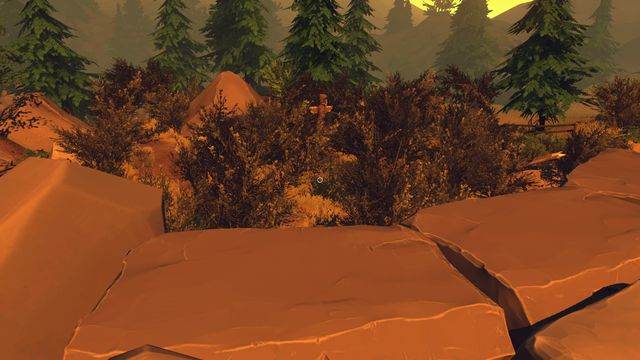 Approach the camp and report on the destroyed bridge - Day 76 - Walkthrough - Firewatch - Game Guide and Walkthrough