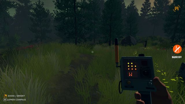 Note the number of LEDs lit on the receiver. - Day 77 - follow-up - Walkthrough - Firewatch - Game Guide and Walkthrough