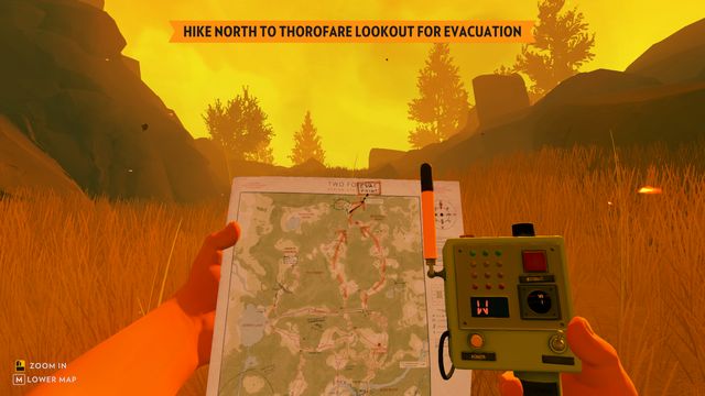 Go to the evacuation point. - Day 79 - Walkthrough - Firewatch - Game Guide and Walkthrough
