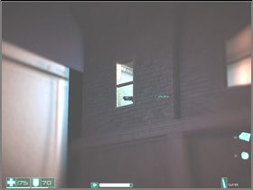 The next three adversaries are downstairs (the middle window), they'll be walking in single file, so you'll be able to take two of them down at once - [Interval 08-A] Urban Decay - First Encounter Assault Recon - Game Guide and Walkthrough