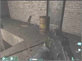 Turn around at once - upstairs, on the right two soldiers will come running - [Interval 08-B] Point of Entry - First Encounter Assault Recon - Game Guide and Walkthrough