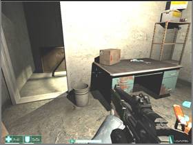 On the left there are two AT-5 Proximity Mines on a wooden box - [Interval 08-B] Point of Entry - First Encounter Assault Recon - Game Guide and Walkthrough