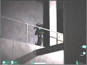 Go straight, along the recesses on the left and right side - at the end, there's a pair of soldiers, one has a G2A2 Assault Rifle and the other - a VK-12 Combat Shotgun - [Interval 08-B] Point of Entry - First Encounter Assault Recon - Game Guide and Walkthrough