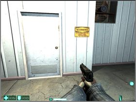 Go through the open gate and get through the black blot - [Interval 02] First Encounter - First Encounter Assault Recon - Game Guide and Walkthrough