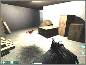 Take the RPL Sub-Machinegun from the table once you're in the room - [Interval 02] First Encounter - First Encounter Assault Recon - Game Guide and Walkthrough