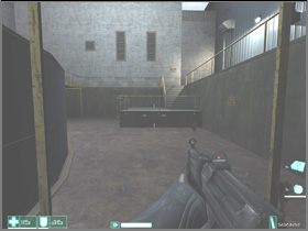 On the left side of the tank, next to the boxes, you'll find a Health Booster - [Interval 03-A] Infiltration - First Encounter Assault Recon - Game Guide and Walkthrough