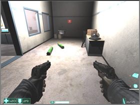 On the right there's a ladder - go up, and then cross the metal bridge to get to the entrance on the right - [Interval 03-A] Infiltration - First Encounter Assault Recon - Game Guide and Walkthrough