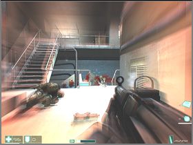 At the top, on the bridge you'll notice two soldiers - [Interval 03-B] Heavy Resistance - First Encounter Assault Recon - Game Guide and Walkthrough