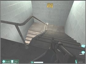 You must shoot at another padlock in order to get to the corridor - [Interval 03-D] Exeunt Omnes - First Encounter Assault Recon - Game Guide and Walkthrough