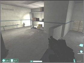 and then the second one's head as he's going up the stairs - [Interval 03-D] Exeunt Omnes - First Encounter Assault Recon - Game Guide and Walkthrough