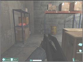 Take the Body Armor from the big spool - [Interval 03-D] Exeunt Omnes - First Encounter Assault Recon - Game Guide and Walkthrough