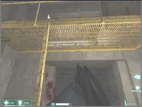 You must strafe left, keeping your eye on the yellow bridge all the time (the picture on the left above) - [Interval 03-D] Exeunt Omnes - First Encounter Assault Recon - Game Guide and Walkthrough