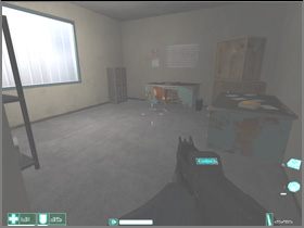 Stick to the wall on the left, until you get to the door - [Interval 03-D] Exeunt Omnes - First Encounter Assault Recon - Game Guide and Walkthrough