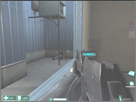 Near the window, there's a Body Armor and a Medkit on the box, and next to the box you'll see a G2A2 Assault Rifle - [Interval 03-D] Exeunt Omnes - First Encounter Assault Recon - Game Guide and Walkthrough