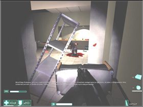 You won't find anything interesting neither by the posts nor inside the two rooms, which are located in front of the entrance - [Interval 04-B] Watchers - First Encounter Assault Recon - Game Guide and Walkthrough