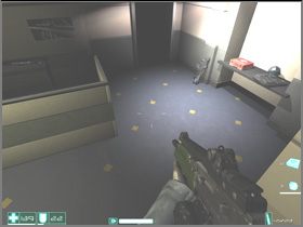 Visit the adjacent room, there's a telephone there - listen to the voice mails and then search the larger hall - [Interval 05-A] Bishop - First Encounter Assault Recon - Game Guide and Walkthrough