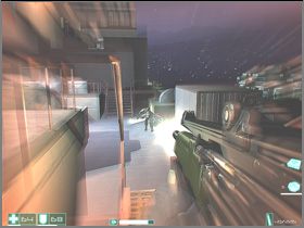 Change your weapon into the assault rifle and approach the stairs - [Interval 05-B] Blindside - First Encounter Assault Recon - Game Guide and Walkthrough