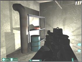 Behind the boxes at the stairs there's another guard - [Interval 05-B] Blindside - First Encounter Assault Recon - Game Guide and Walkthrough