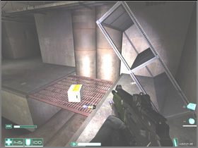 Jump off the bridge to the left, crouch and enter the narrow passage - [Interval 05-B] Blindside - First Encounter Assault Recon - Game Guide and Walkthrough