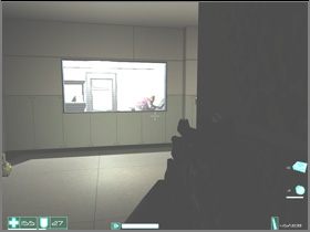 Throughout the level you'll be mostly attacked by the cannons pulling out from the ceilings - [Interval 06-B] Unauthorized Personnel - First Encounter Assault Recon - Game Guide and Walkthrough