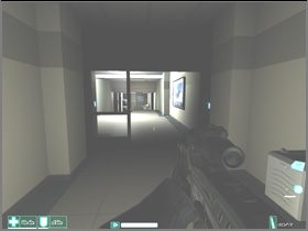 On the right, there's an entrance to the ventilation shaft with a label