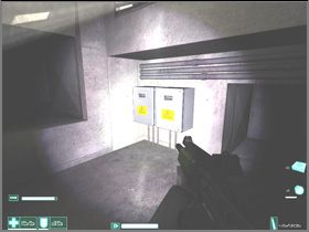 Jump on the table and break the metal plate - [Interval 06-B] Unauthorized Personnel - First Encounter Assault Recon - Game Guide and Walkthrough