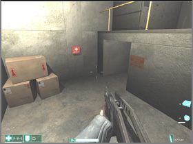 Return near the barrel and go up the stairs - [Interval 06-B] Unauthorized Personnel - First Encounter Assault Recon - Game Guide and Walkthrough