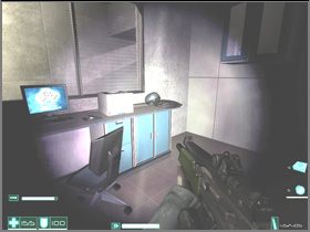Find the exit in the upper part of the hall, on the left there's an entrance to a room - you'll find a Body Armor, a VK-12 Combat Shotgun and a G2A2 Assault Rifle - [Interval 06-B] Unauthorized Personnel - First Encounter Assault Recon - Game Guide and Walkthrough