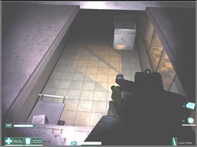 Go up the ladder and then on the ceiling - [Interval 06-B] Unauthorized Personnel - First Encounter Assault Recon - Game Guide and Walkthrough